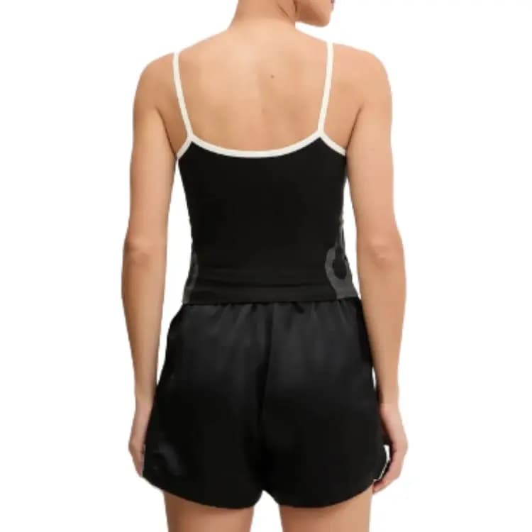 adidas Originals Logo Slim Qadın Tank Top Qara 5