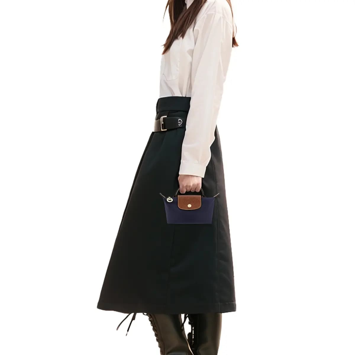 LONGCHAMP Le Pliage Qadın Çantası Marine Blue 5