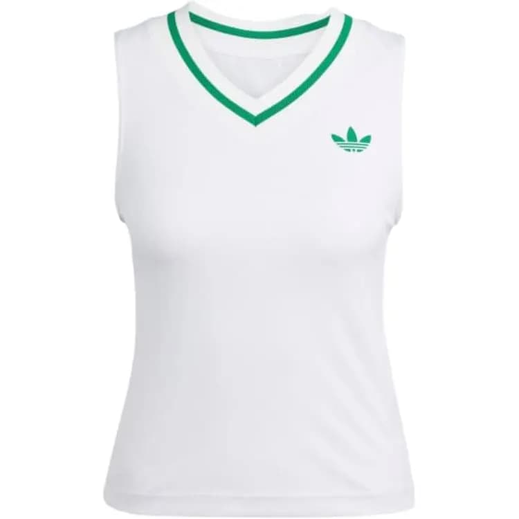 adidas Originals Qadın Mayka Ağ