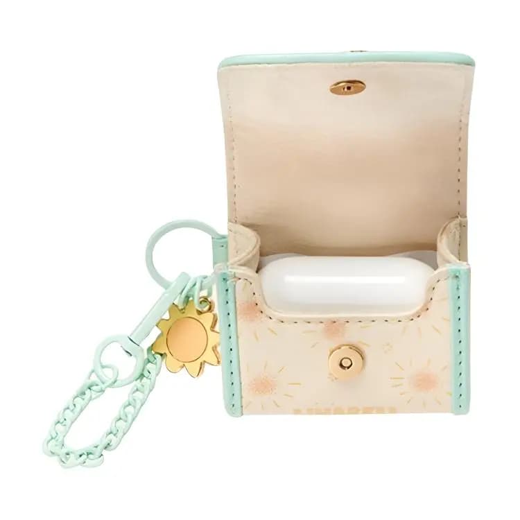 Disney Shanghai Disney Duffy and Friends Natural Color Series Linabell PU Headphone Case Women's Cream White 2