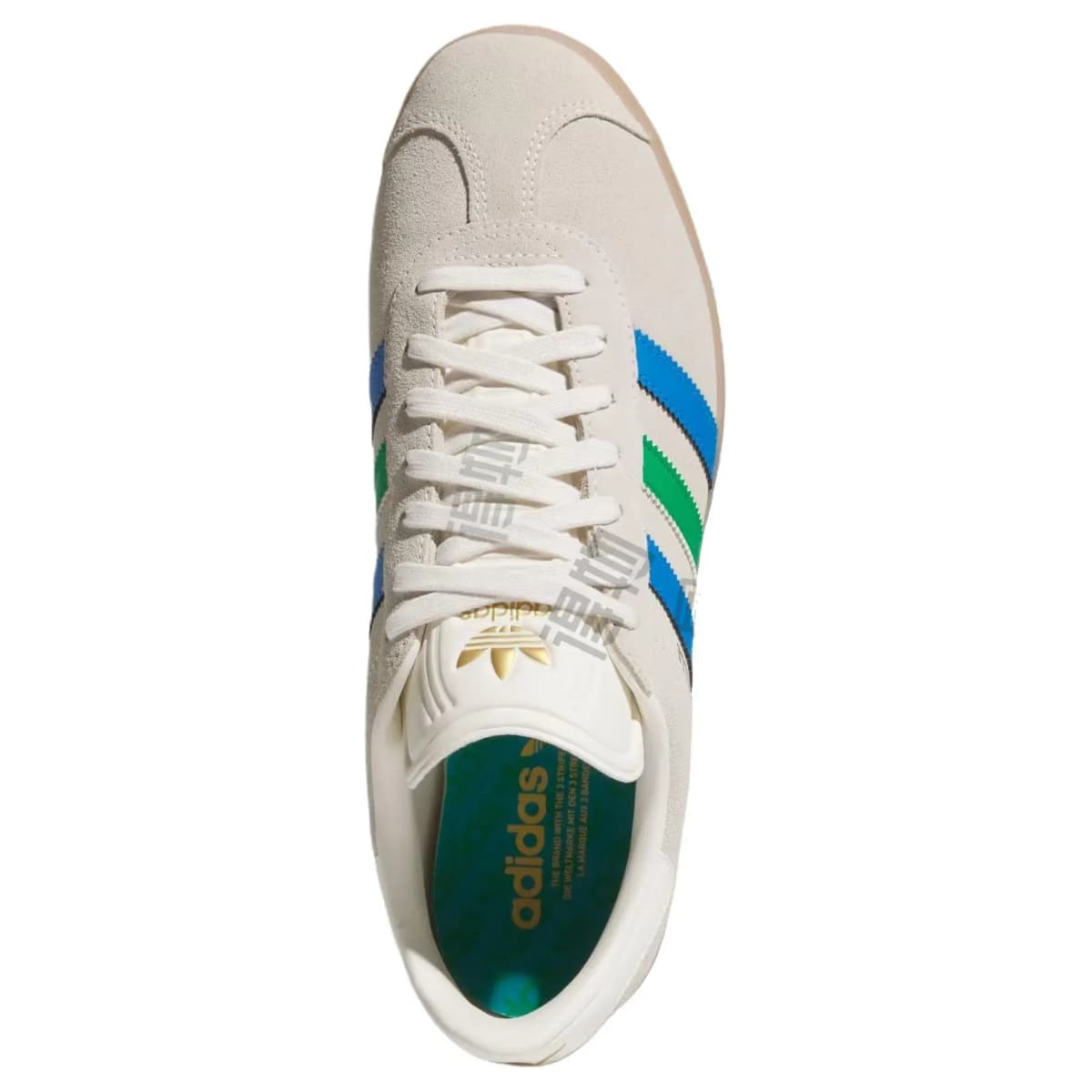 Adidas Gazelle Spikeless Golf 'Chalk White Green Blue Bird' 3