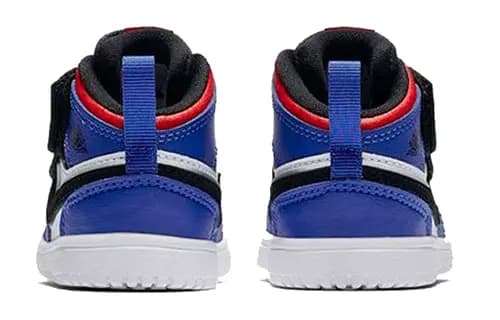Jordan Air Jordan 1 Mid Alt Retro Anti-Slip Lightweight Mid-Top Kids Basketball Shoes Red Blue 5
