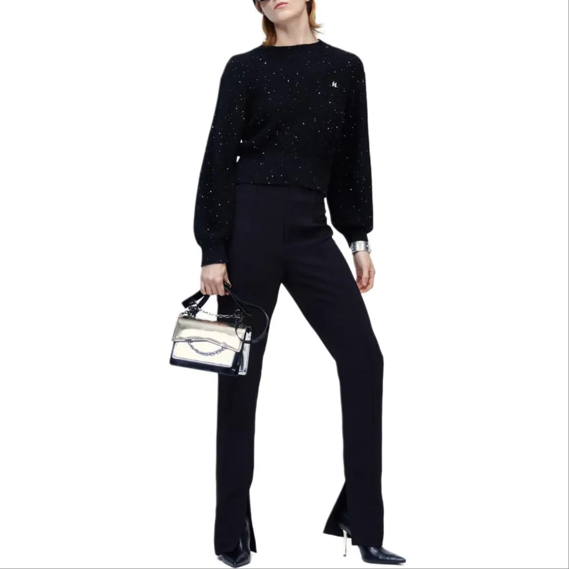 KARL LAGERFELD Qadın Şalvar Qara 2