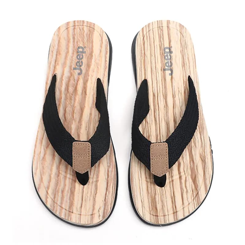 Jeep Daily Commute Versatile Flip Flops Men's Black 4