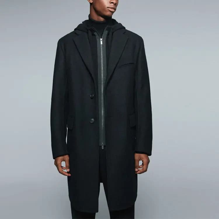 UNIQLO Jil Sander Palto Kişi Qara 2