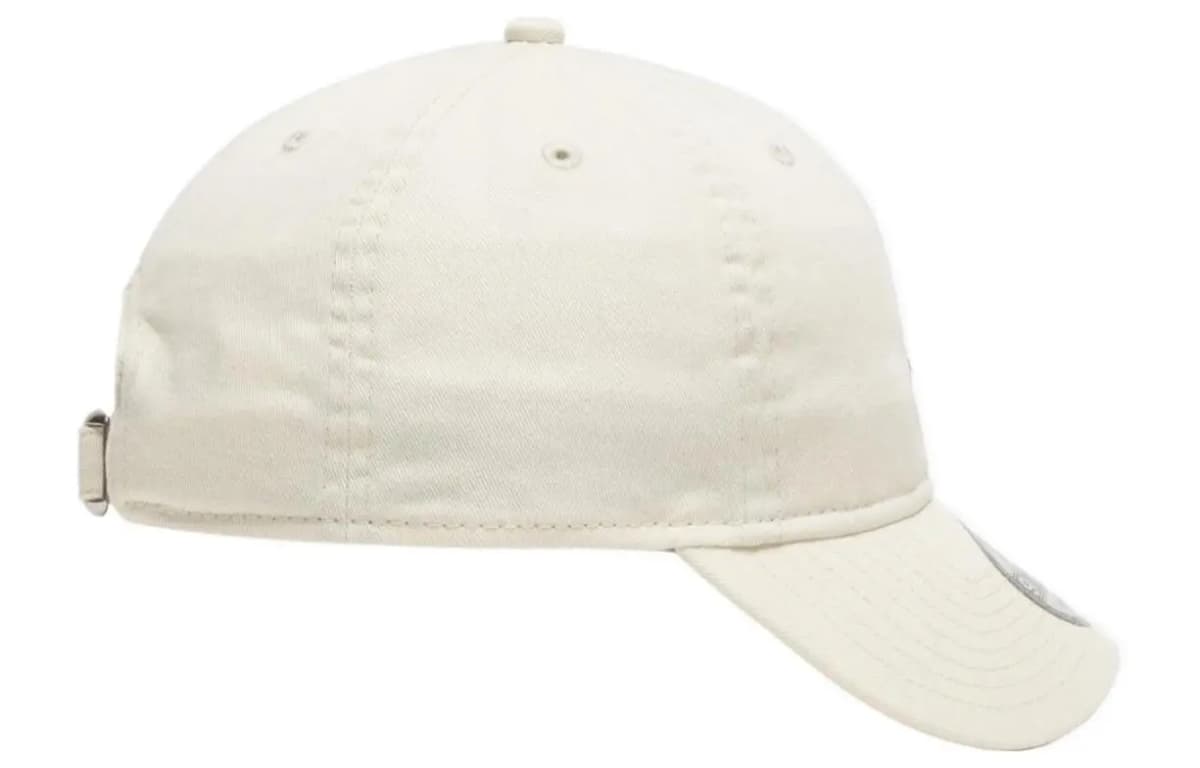 New Era Cotton Baseball Caps Unisex Cream 3