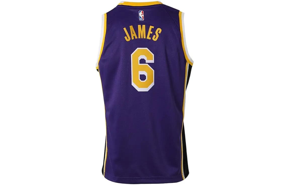 Nike Lakers Uşaq Basketbol Maykası Bənövşəyi 2