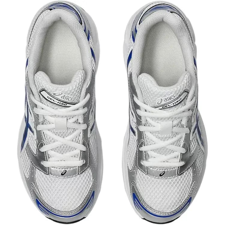ASICS Gel 1130 Low-Top Uşaq Qaçış Ayaqqabısı Ağ/Mavi 6