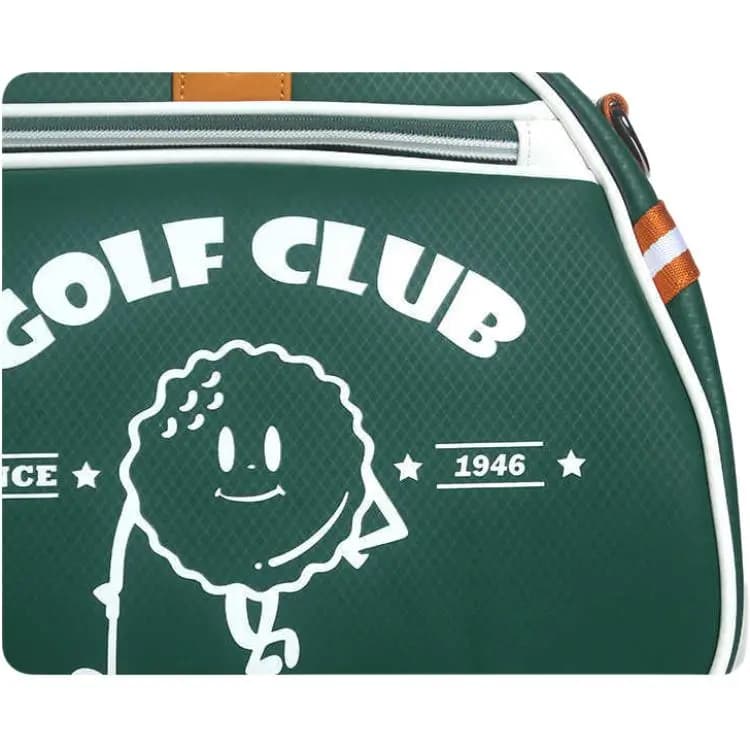 YONEX Letter Logo Golf Bag Synthetic Leather Gym Bag Unisex Dark Green 5
