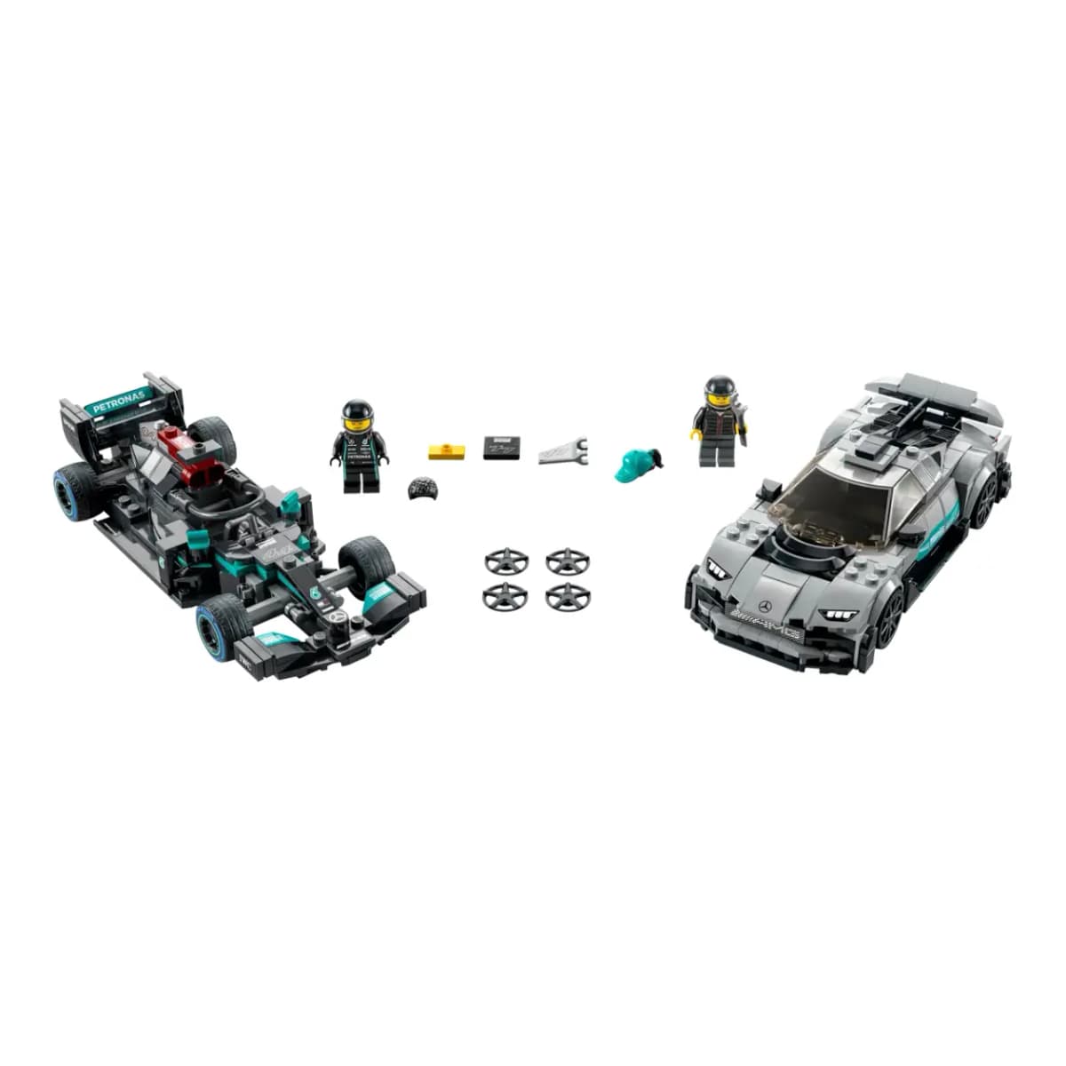 LEGO Mercedes-AMG F1 W12 E Performance & Mercedes-AMG Project One Building Blocks 76909 7