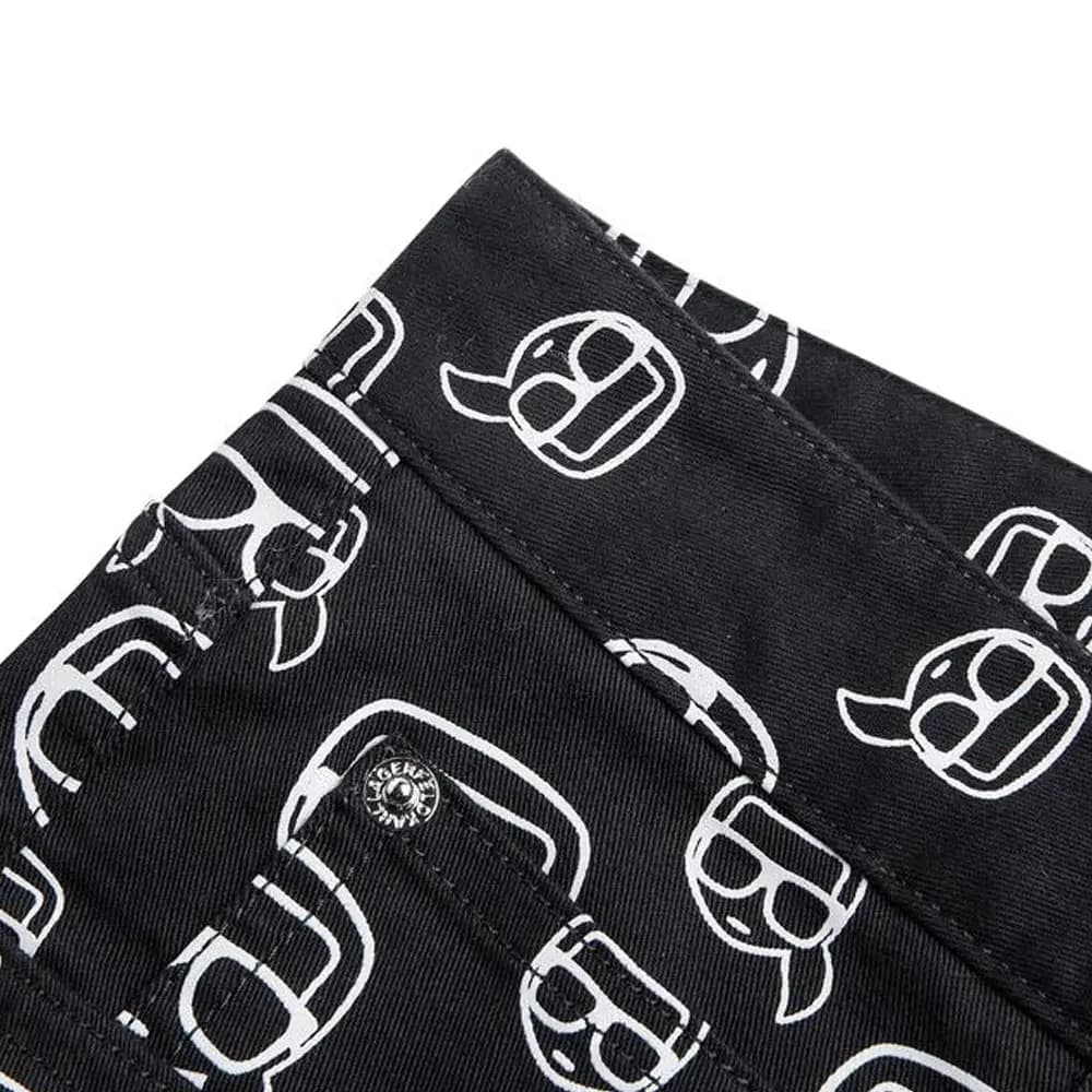 KARL LAGERFELD Logo Printli Kişi Şalvarı 4