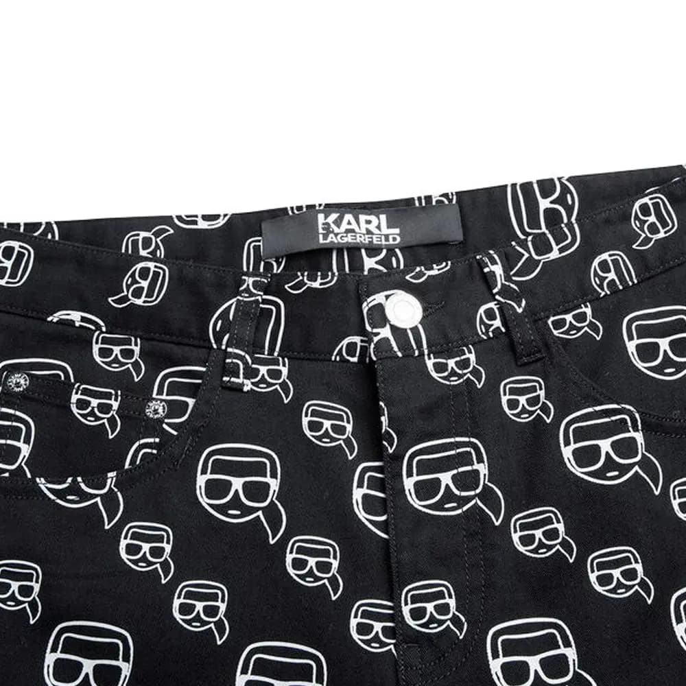 KARL LAGERFELD Logo Printli Kişi Şalvarı 3