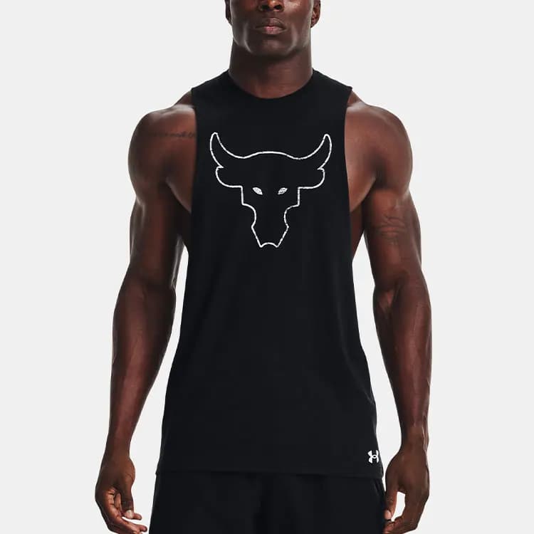 Under Armour Pjt Rock Brahma Bull Mayka Kişi Qara 3