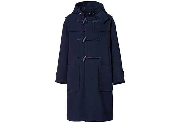 UNIQLO x JIL SANDER Kişi Palto Tünd Göy