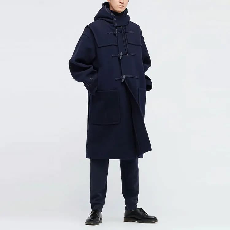 UNIQLO x JIL SANDER Kişi Palto Tünd Göy 2