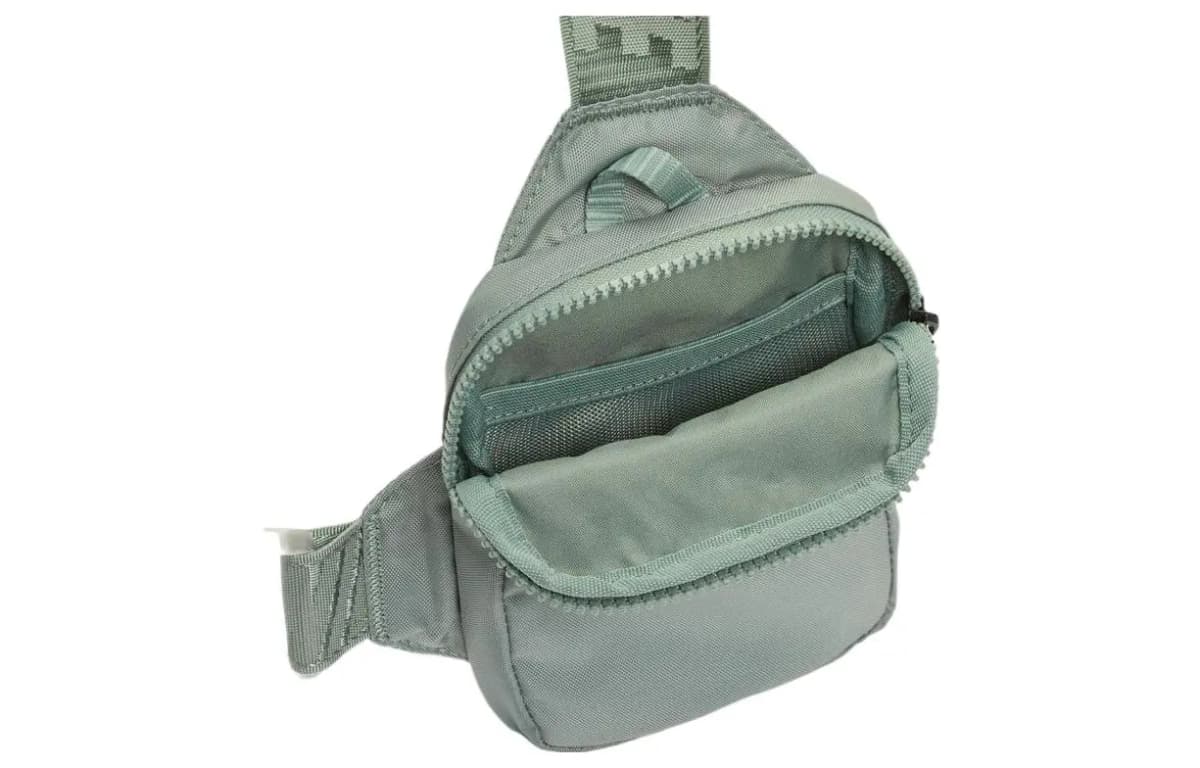 Nike Fabric Crossbody Bag, Fanny Pack, Sling Bag Unisex Smoke Gray Jade 3