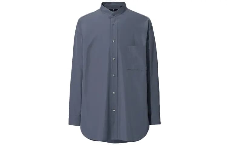 UNIQLO FW20 Jil Sander Kişi Köynəyi Boz