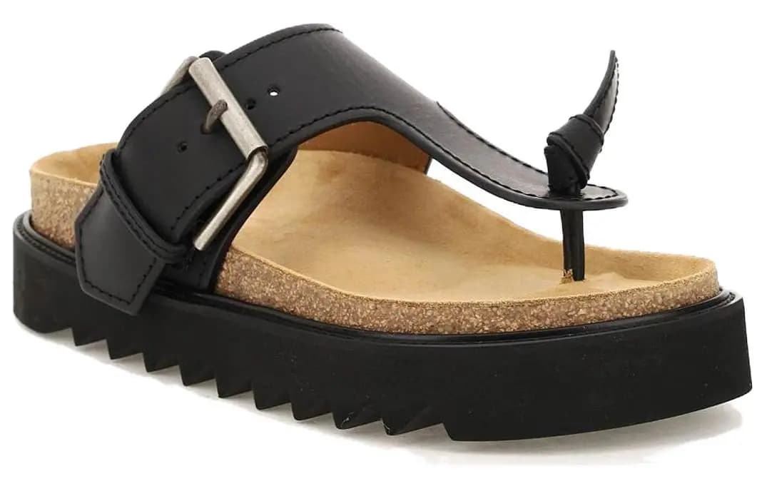 Acne Studios Qadın Sandal Qara 3