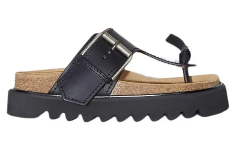Acne Studios Qadın Sandal Qara 2