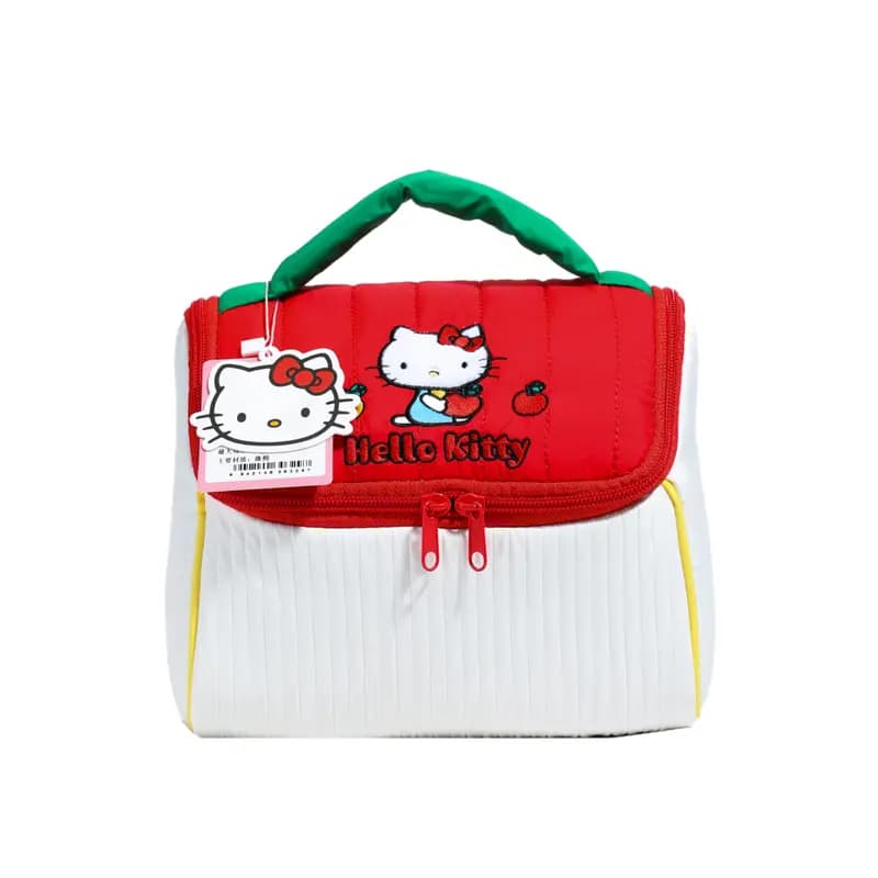 Sanrio Hello Kitty Qadın Kosmetika Çantası Qırmızı