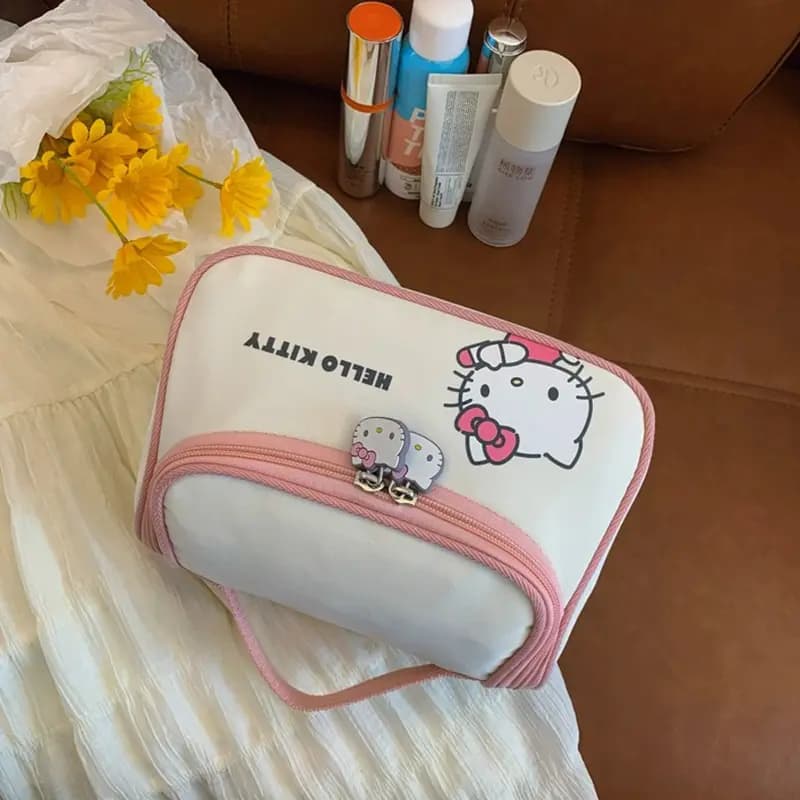 Sanrio Hello Kitty Qadın Səyahət Çantası Ağ 5