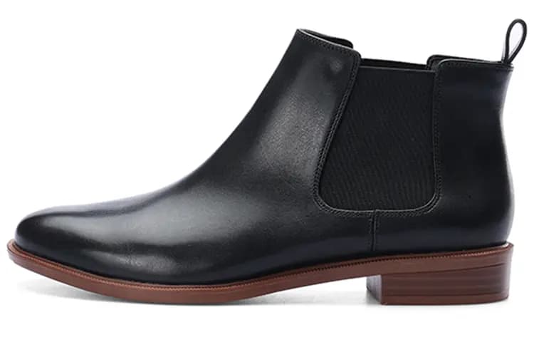 Clarks Chelsea Çəkmə Qadın Qara