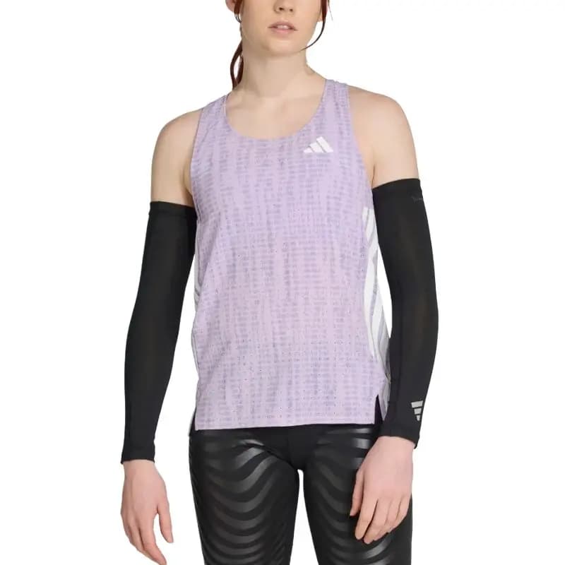 adidas Adizero Fashion Comfortable Soft Skin-Friendly Pullover All-Over Print Tank Top Women's 2