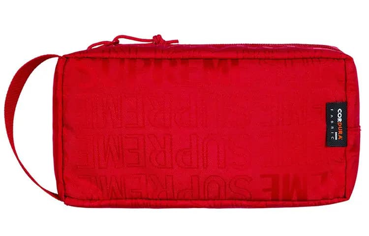Supreme SS19 Organizer Pouch Unisex Qırmızı 3