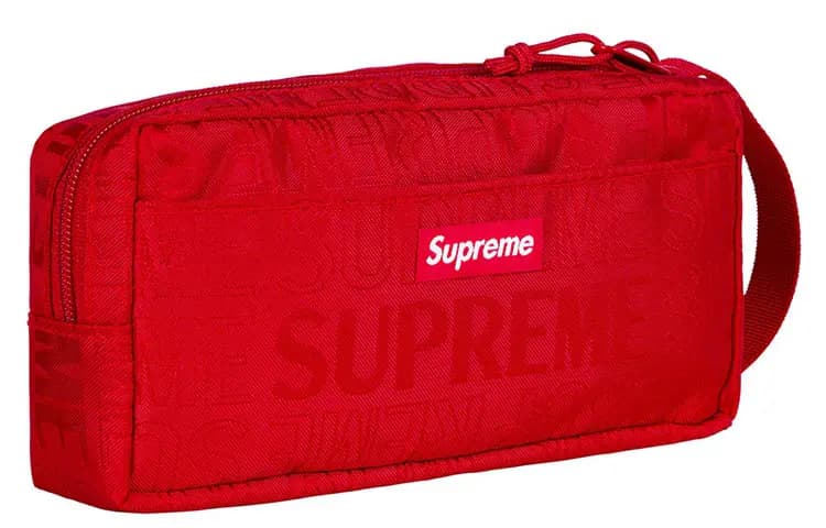 Supreme SS19 Organizer Pouch Unisex Qırmızı 2