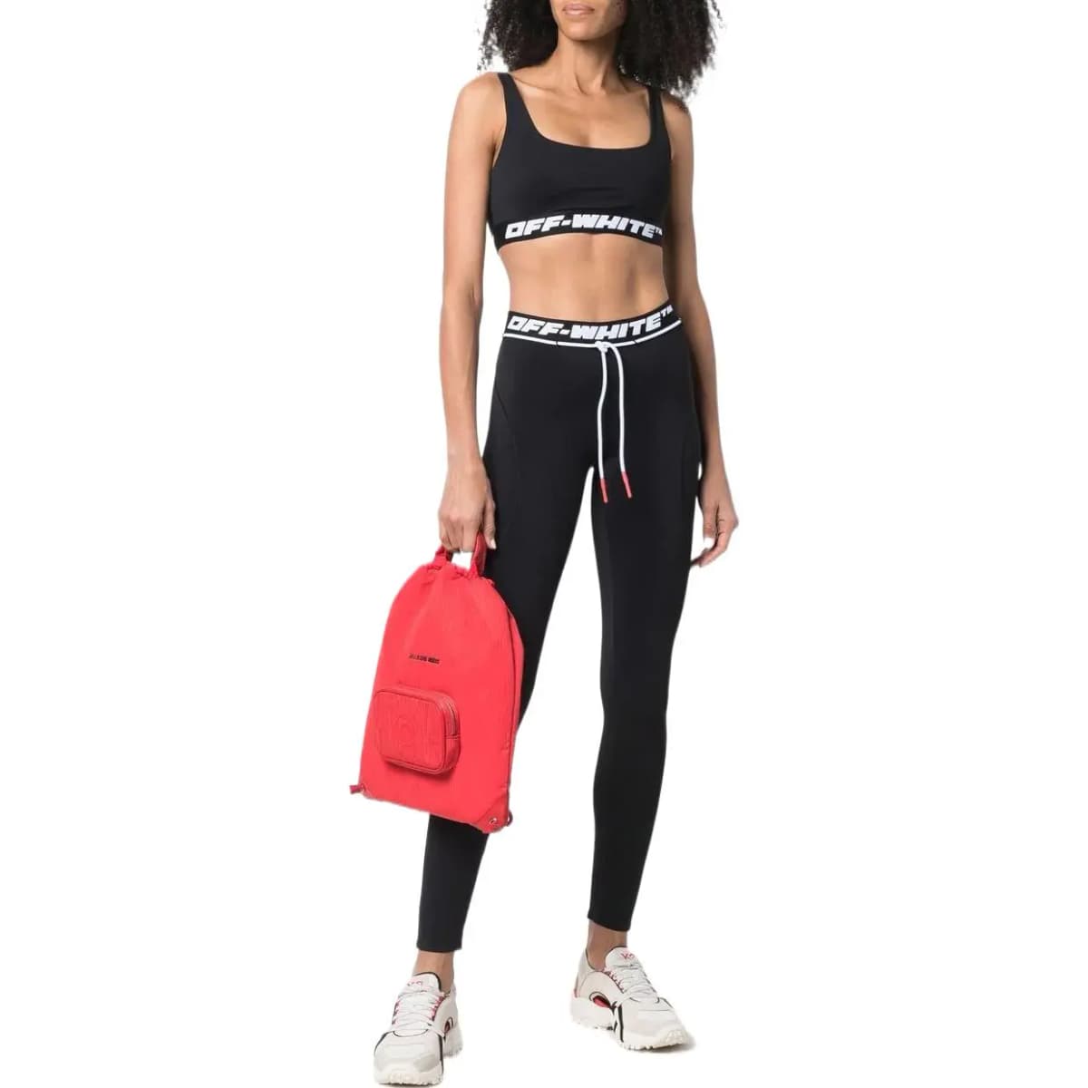 OFF WHITE Logo tape Qadın Legginsi 2