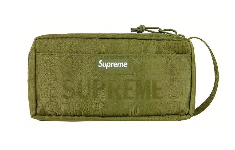 Supreme SS19 Organizer Pouch Unisex Zeytun Yaşılı