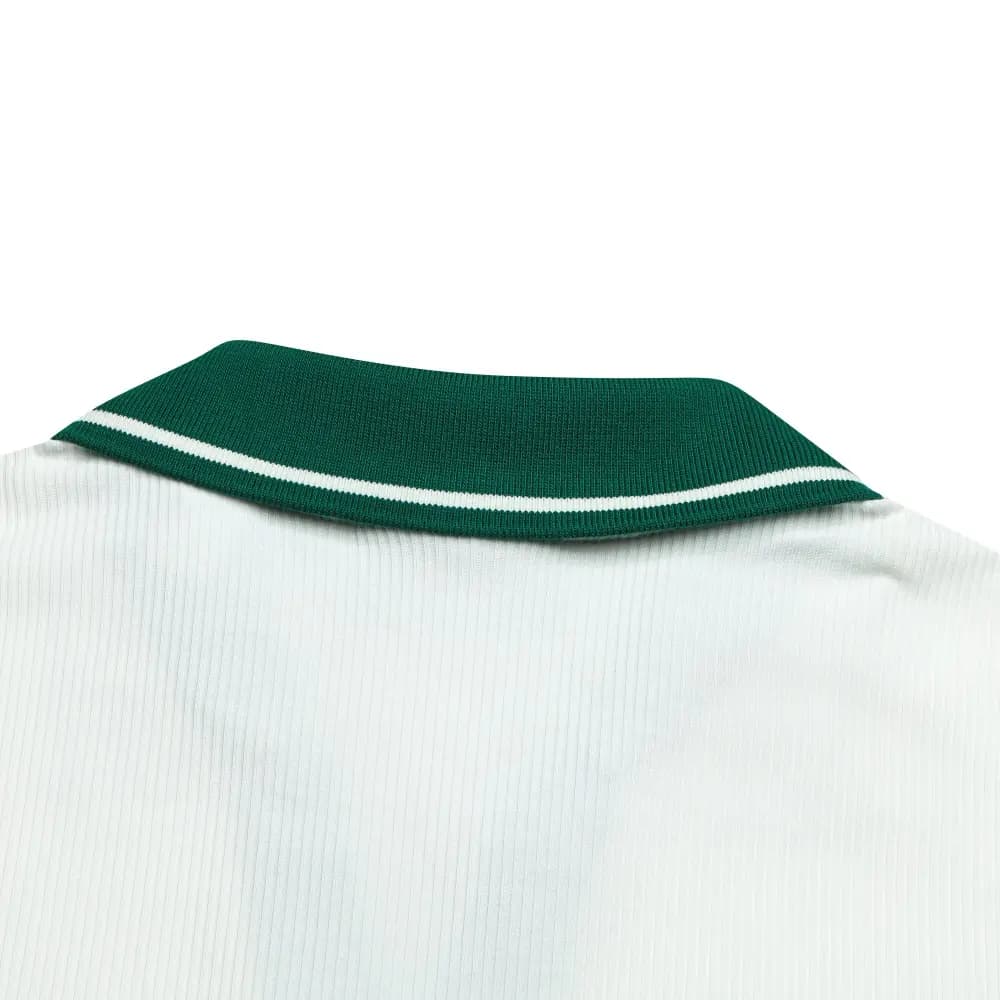 FILA ORIGINALE Classic Comfort Trendy Fashion Short Sleeve Polo Shirt Women's Cloud Mushroom White 4