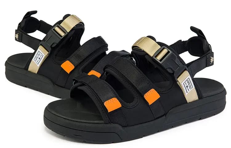 Kappa Unisex İdman Səndəli Qara 4
