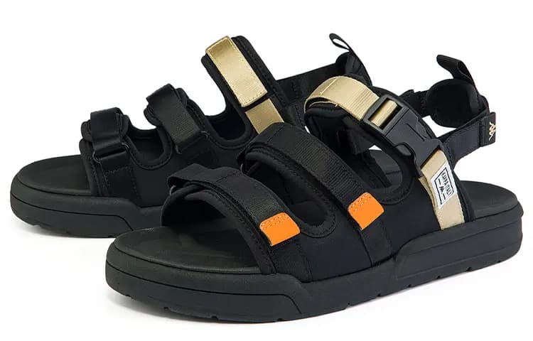 Kappa Unisex İdman Səndəli Qara 3