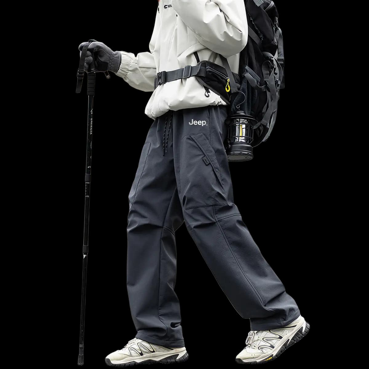 Jeep Unisex Multi-Pocket Water-Resistant Cargo Pants 27