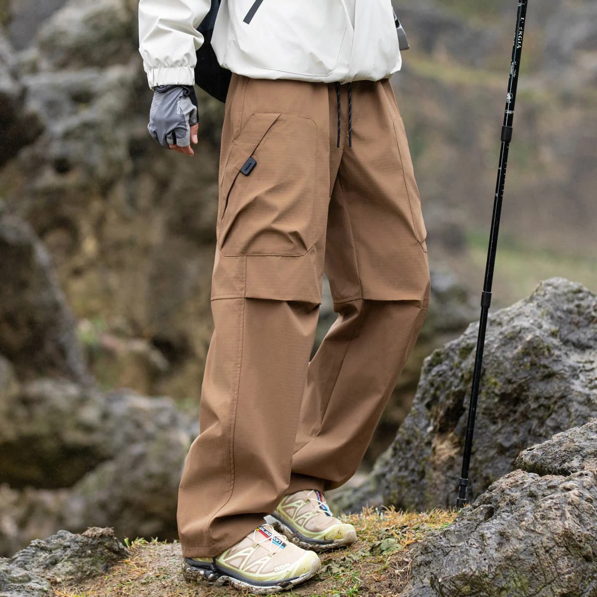 Jeep Unisex Multi-Pocket Water-Resistant Cargo Pants 12