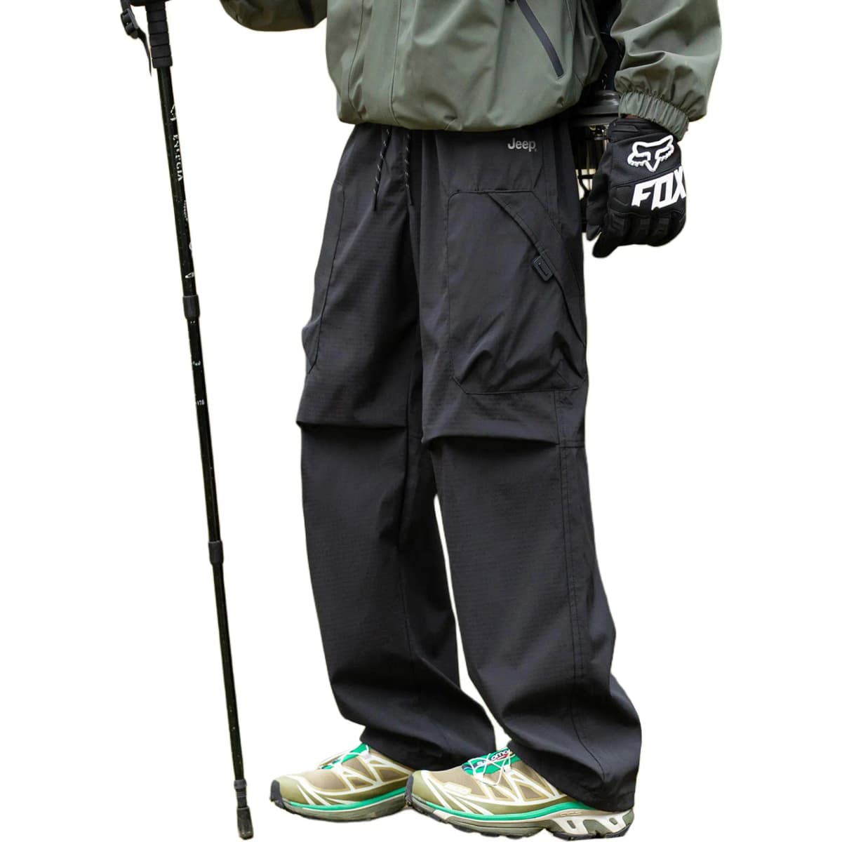 Jeep Unisex Multi-Pocket Water-Resistant Cargo Pants 15
