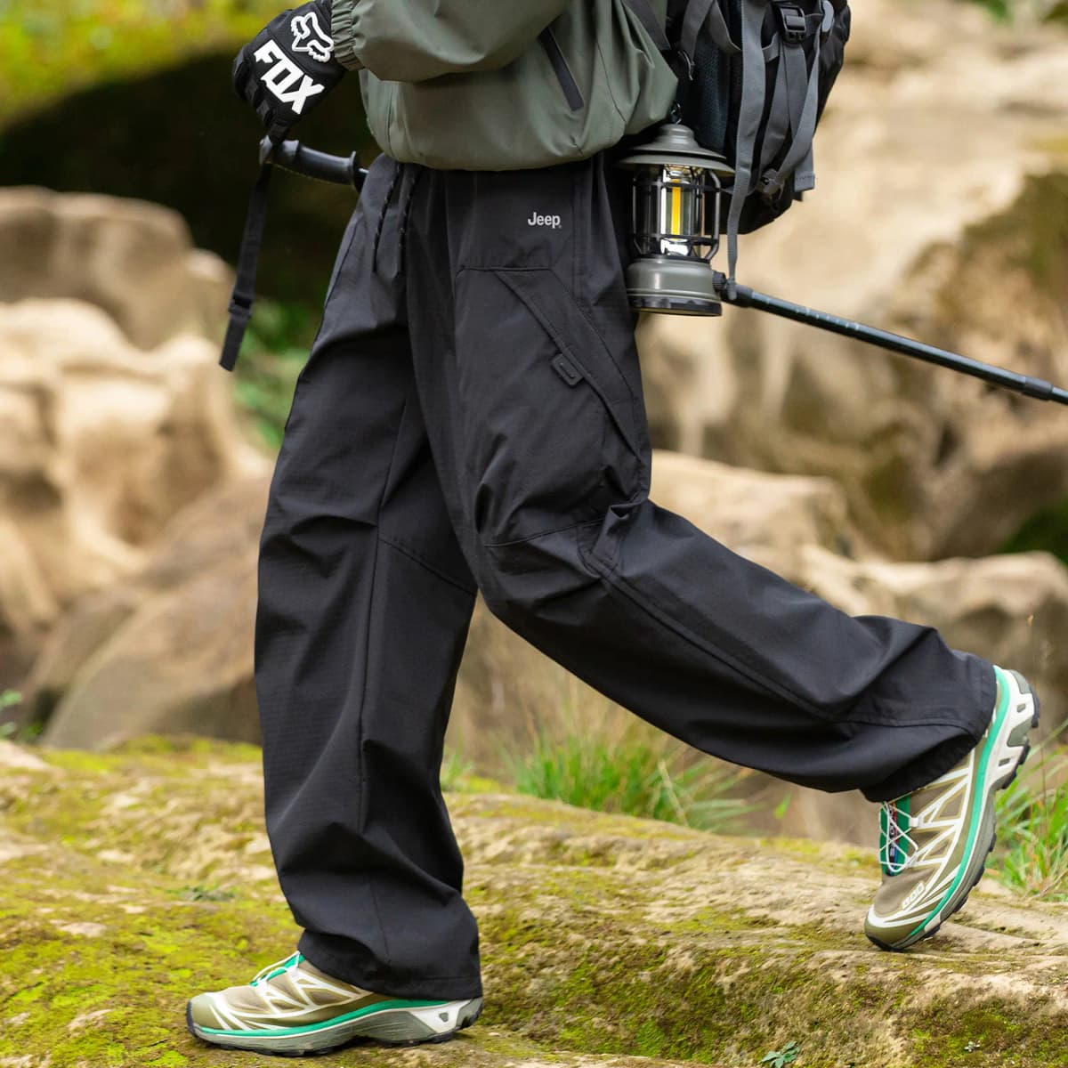 Jeep Unisex Multi-Pocket Water-Resistant Cargo Pants 20