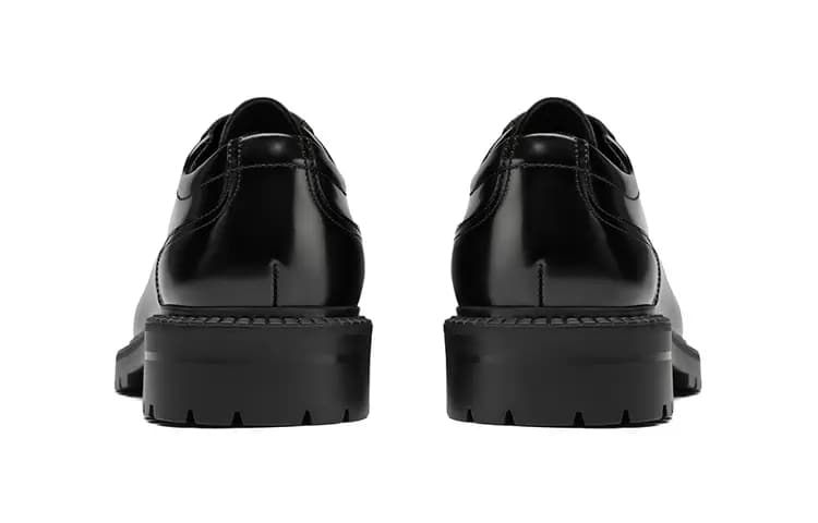 ROBERTA DI CAMERINO Calf Leather Perfume Gift Box Set Round Toe Lace-Up Formal Leather Shoes Men's Black 7