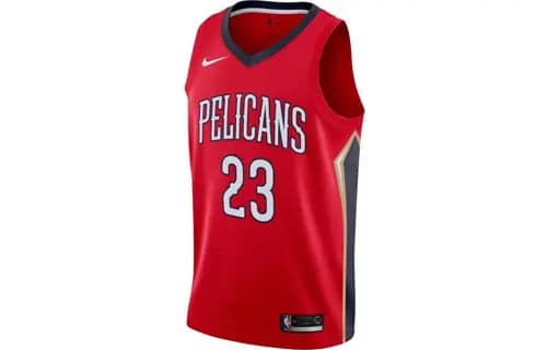 Nike NBA Swingman New Orleans Pelicans Anthony Davis #23 Forma Kişi Qırmızı