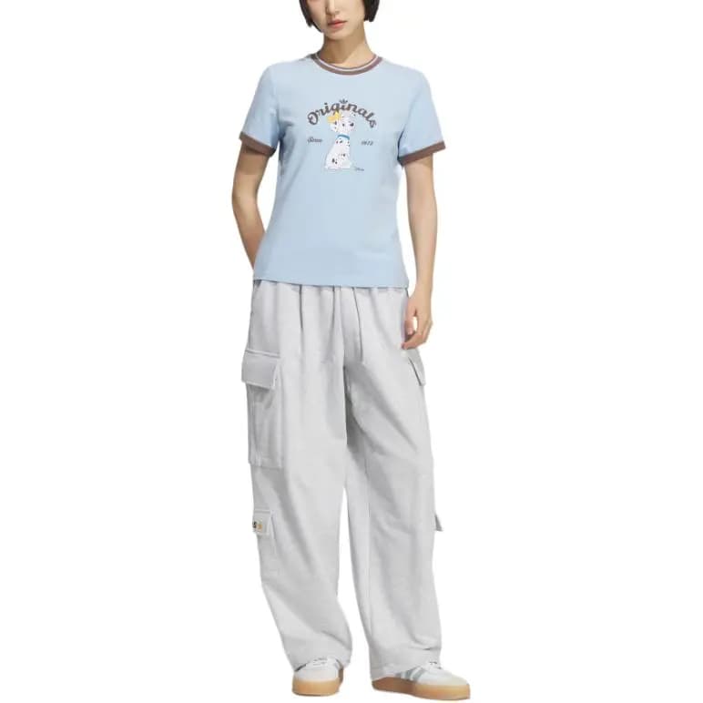 adidas Originals x Disney DALMATIAN RINGER Qadın Köynəyi 3