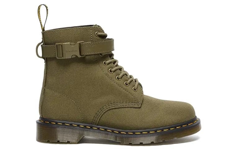 Dr.Martens 1460 Futura Laboratories Olive Strap Canvas 2