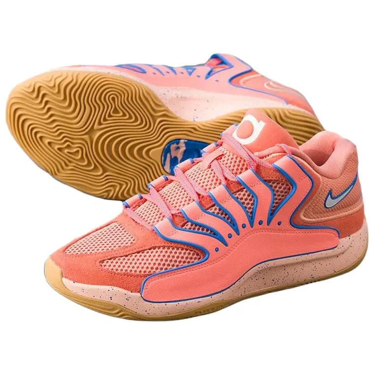 Nike KD 18 Kişi Basketbol Ayaqqabısı Çəhrayı 4