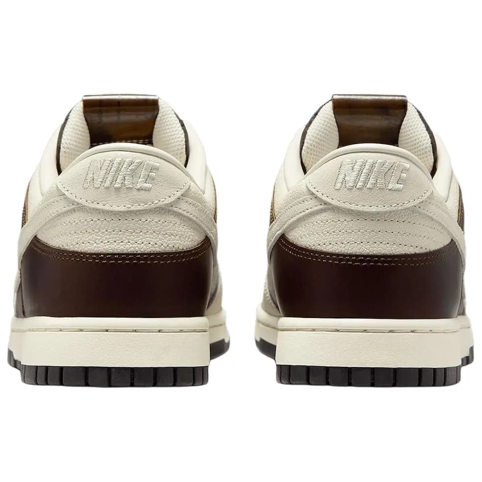 Nike Dunk Low Kişi Skeyt Ayaqqabısı Qəhvəyi/Ağ 5