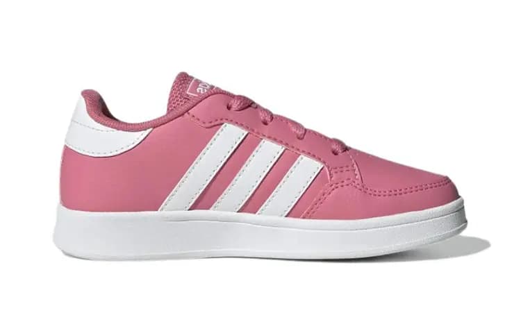 Adidas Neo Breaknet Uşaq Skeytbord Ayaqqabısı Çəhrayı/Ağ 2