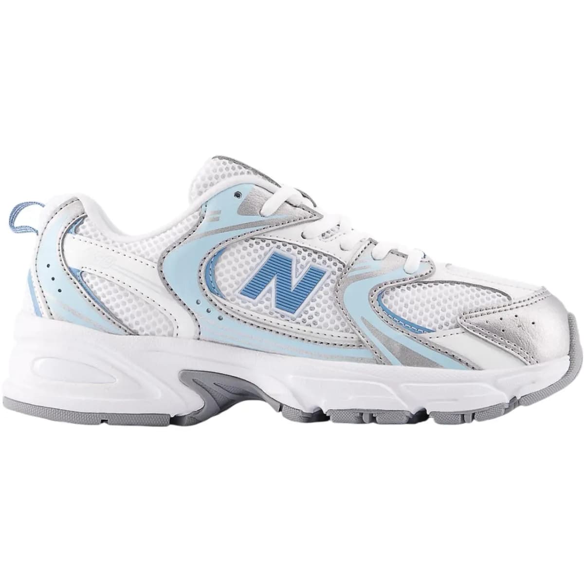 New Balance NB 530 Uşaq Qaçış Ayaqqabısı Sea Salt/Mavi/Ağ/Gümüşü 3