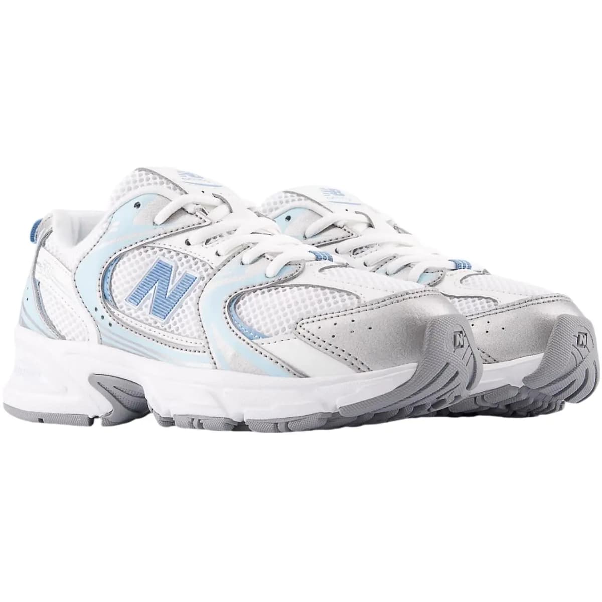 New Balance NB 530 Uşaq Qaçış Ayaqqabısı Sea Salt/Mavi/Ağ/Gümüşü 4