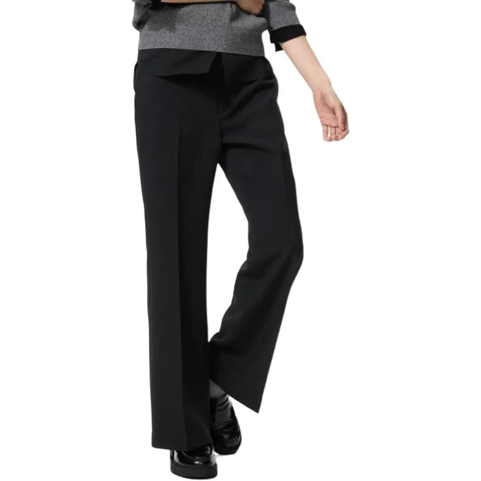 UNIQLO Stretch Flare Kostyum Şalvarı Qadın