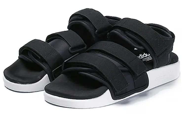 Adidas Adilette Qadın Sandalı Ağ/Qara 2