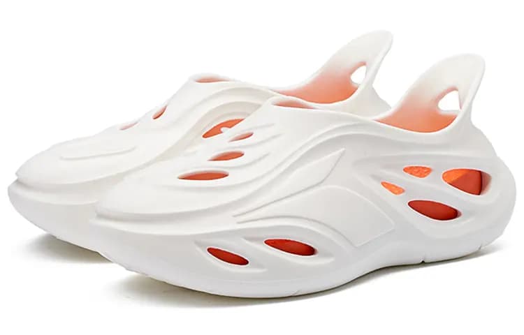361° Yuyu Whale Clog Səndəl Ağ/Qırmızı 4